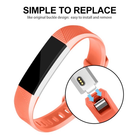 FITBIT ALTA/FITBIT ALTA HR REPLACEMENT BAND | CORAL | SZ S | - Picture 5 of 6